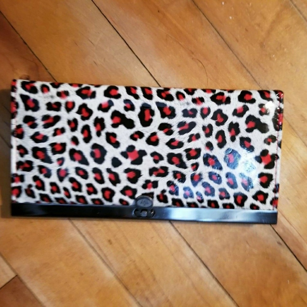 Leopard print wallet